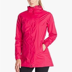 Red Columbia rain coat size small